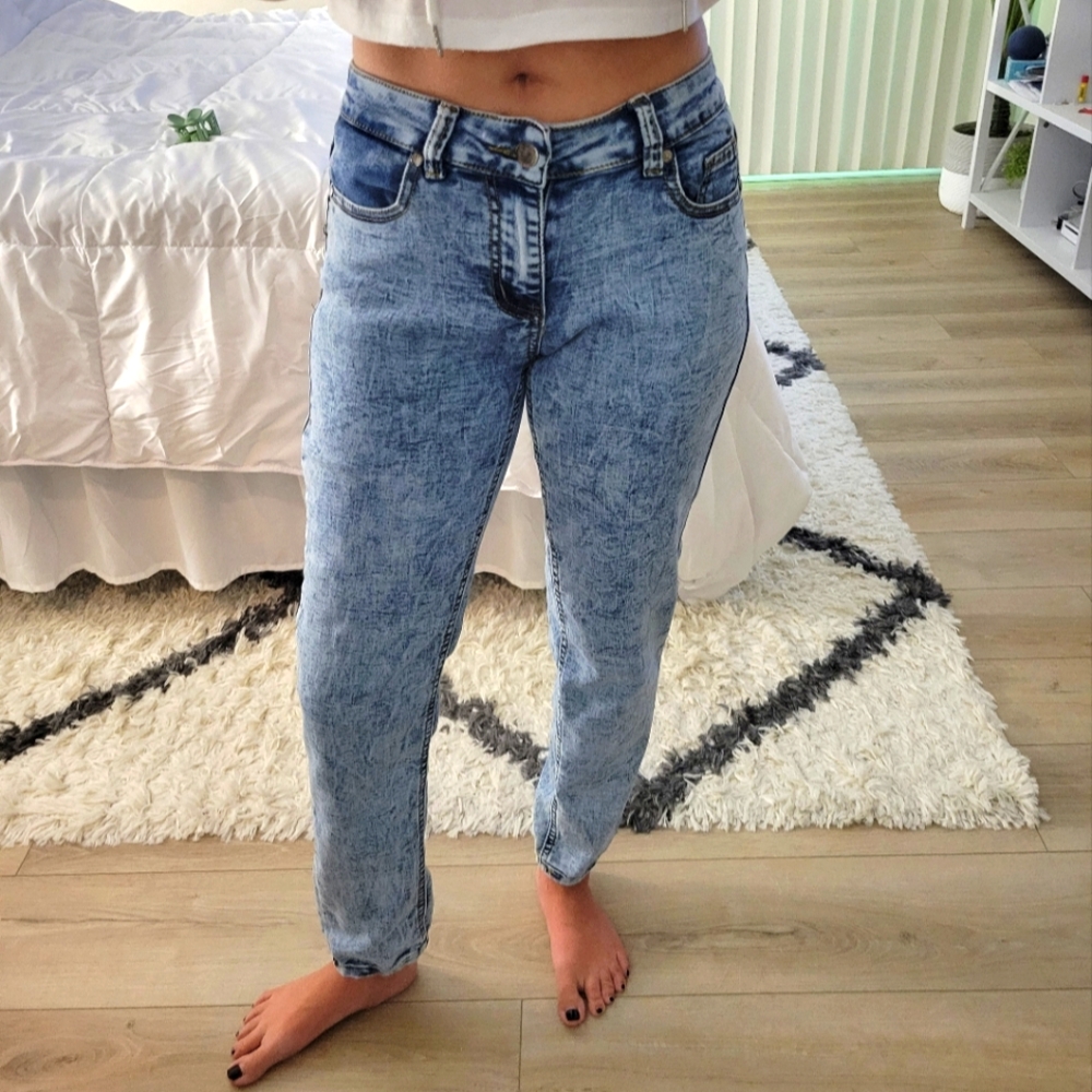 Between Us Acid Wash Denim Jeans
